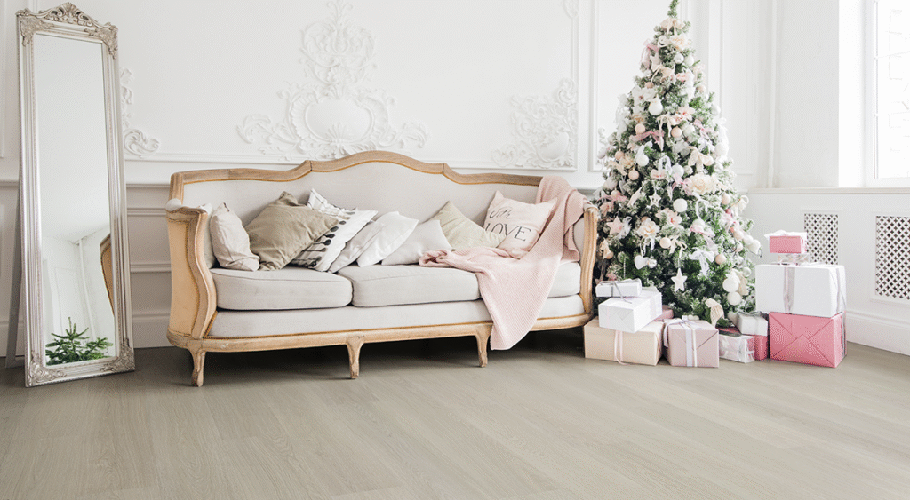 Laminate flooring installation in a modern Sydney home living room