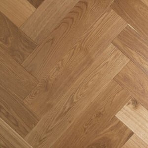 Herringbone Cognac coloured timber flooring